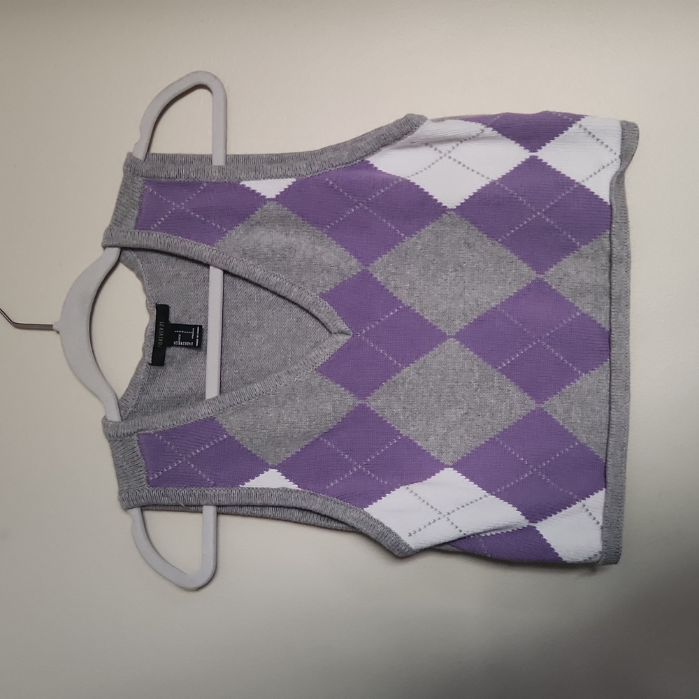 LG Gray Sweatervest